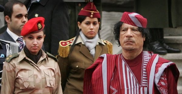 Image result for gaddafi bodyguards